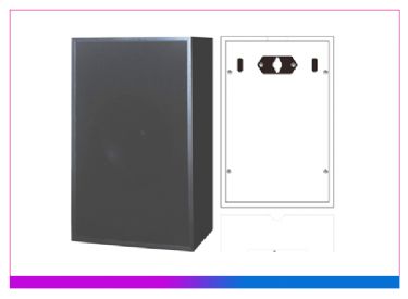 木质壁挂音箱（10W） 6.5寸喇叭单元